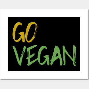 Go Vegan Posters and Art